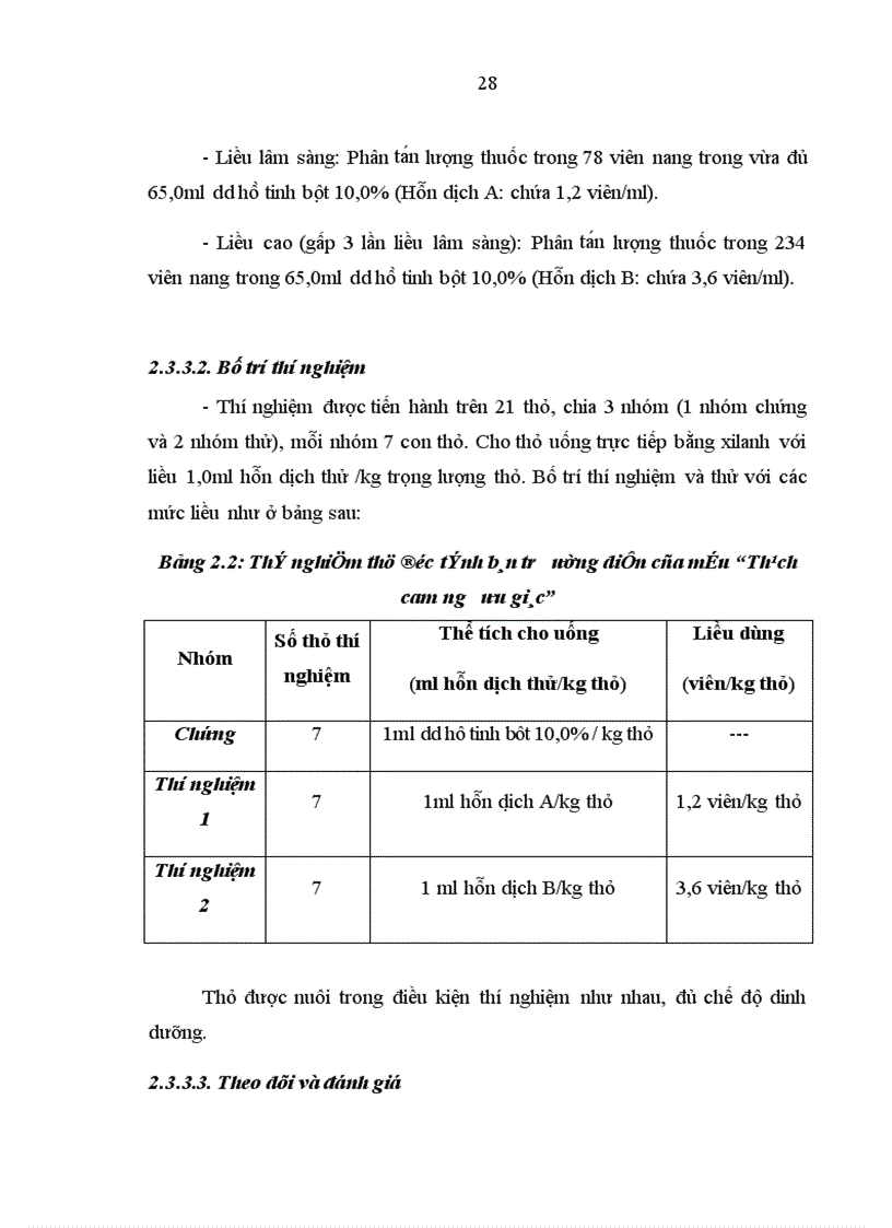 image for page Nghiên cứu độc tính cấp và độc tính bán trường diễn của viên nang Thạch cam ngưu giác
