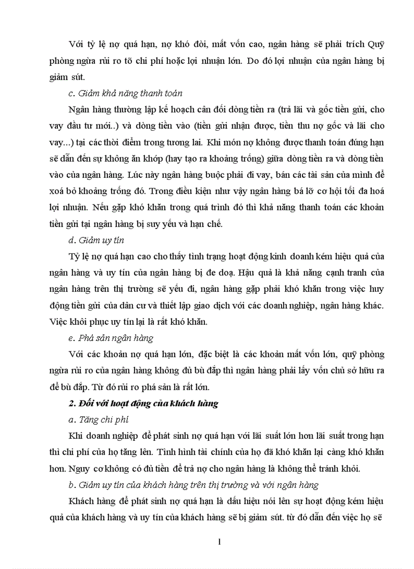 image for page Nợ quá hạn trong hoạt động tín dụng của ngân hàng thương mại trong nền kinh tế thị trường 1