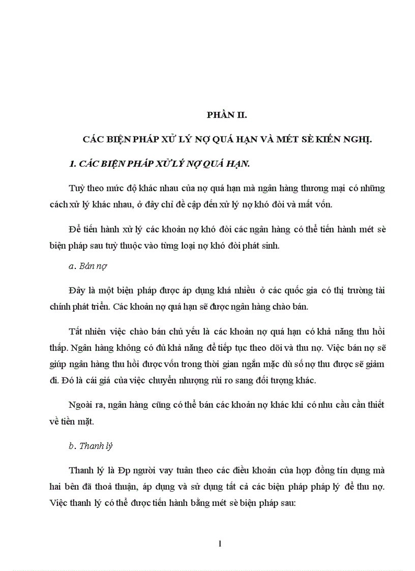 image for page Nợ quá hạn trong hoạt động tín dụng của ngân hàng thương mại trong nền kinh tế thị trường 1