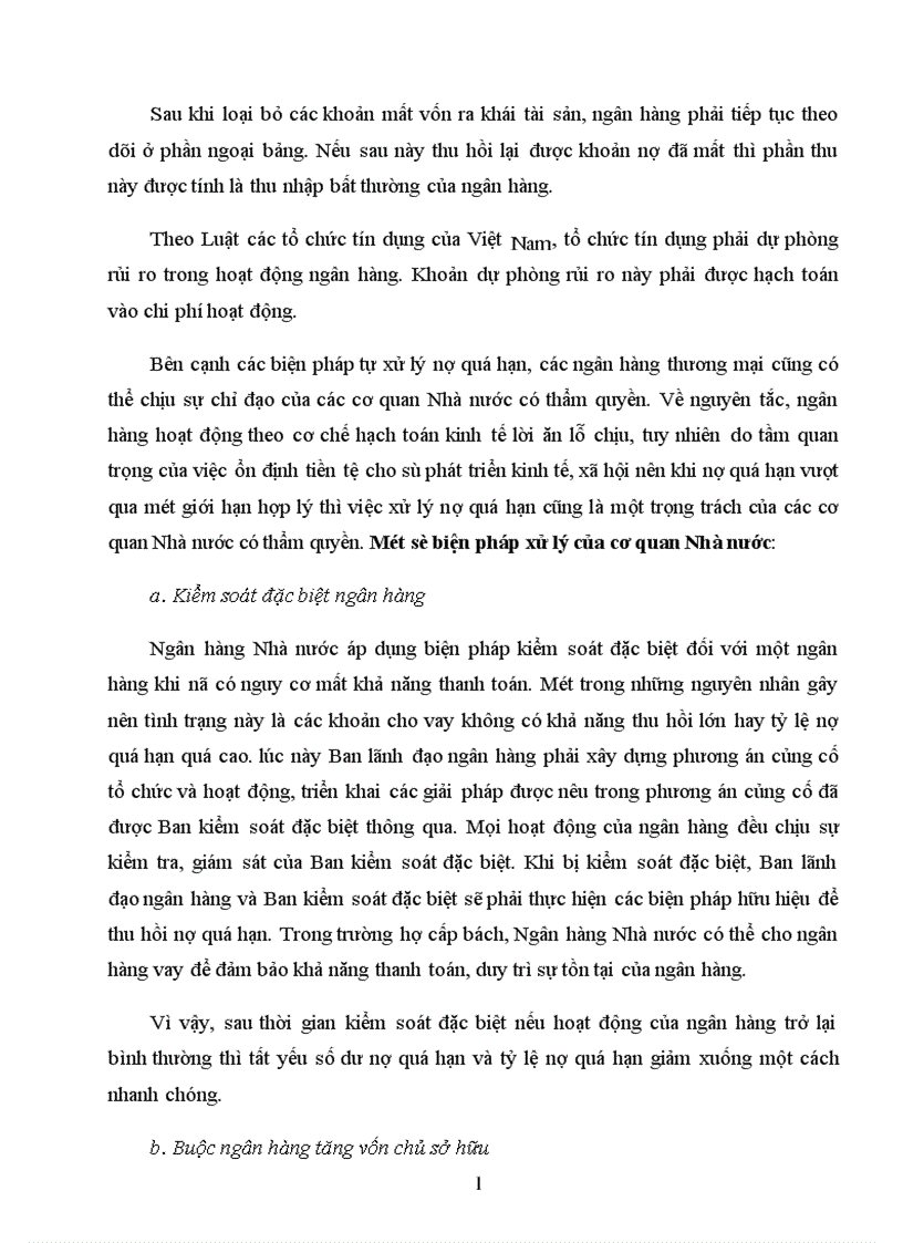 image for page Nợ quá hạn trong hoạt động tín dụng của ngân hàng thương mại trong nền kinh tế thị trường 1