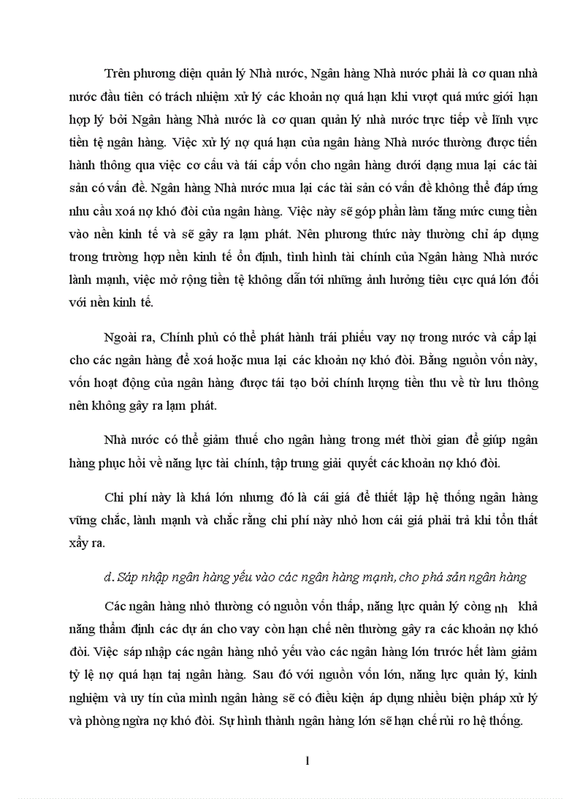 image for page Nợ quá hạn trong hoạt động tín dụng của ngân hàng thương mại trong nền kinh tế thị trường 1