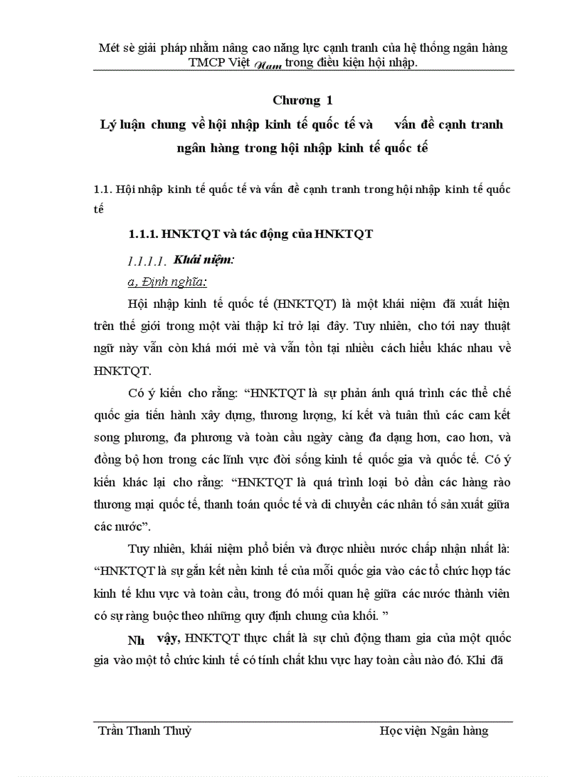 image for page Một số giải pháp nhằm nâng cao năng lực cạnh tranh của hệ thống ngân hàng TMCP Việt Nam trong điều kiện hội nhập