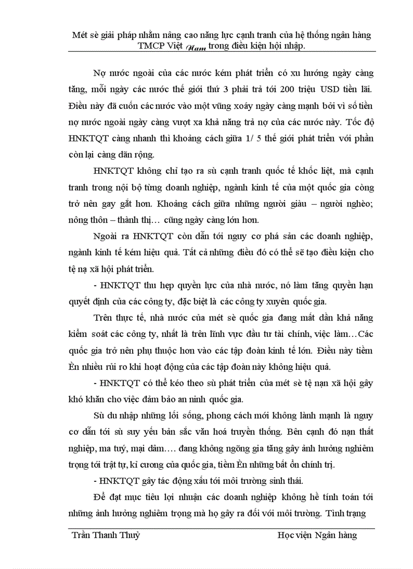 image for page Một số giải pháp nhằm nâng cao năng lực cạnh tranh của hệ thống ngân hàng TMCP Việt Nam trong điều kiện hội nhập