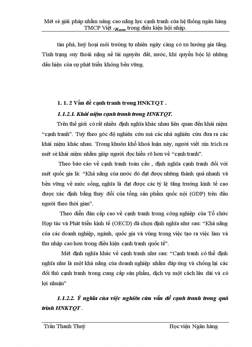 image for page Một số giải pháp nhằm nâng cao năng lực cạnh tranh của hệ thống ngân hàng TMCP Việt Nam trong điều kiện hội nhập