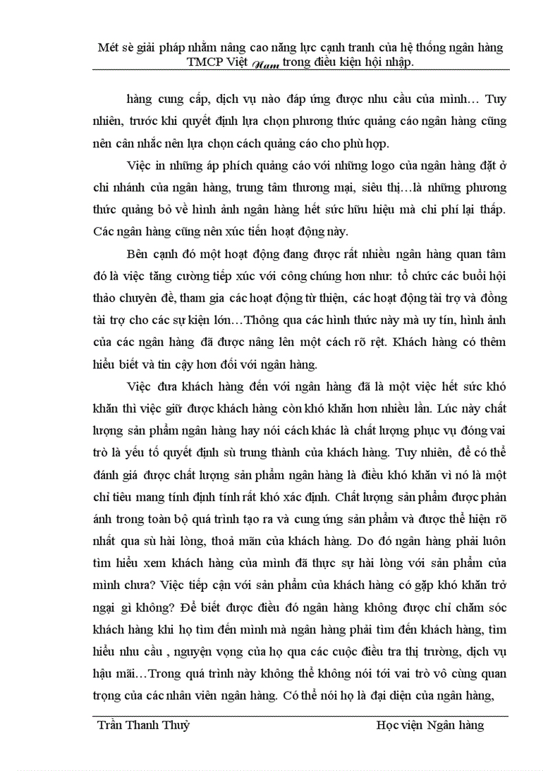 image for page Một số giải pháp nhằm nâng cao năng lực cạnh tranh của hệ thống ngân hàng TMCP Việt Nam trong điều kiện hội nhập