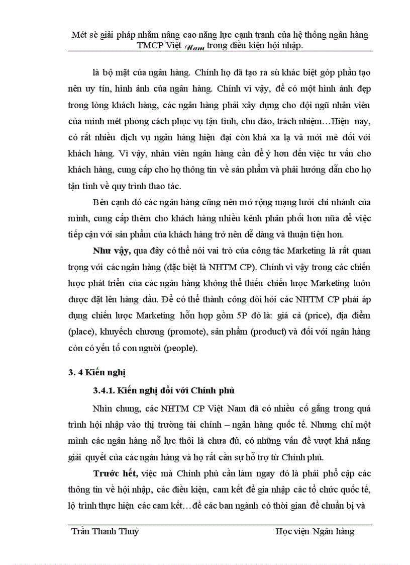 image for page Một số giải pháp nhằm nâng cao năng lực cạnh tranh của hệ thống ngân hàng TMCP Việt Nam trong điều kiện hội nhập