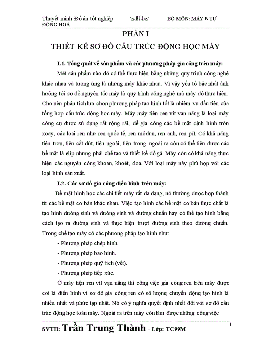 image for page Thiết kế máy tiện ren vít vạn năng