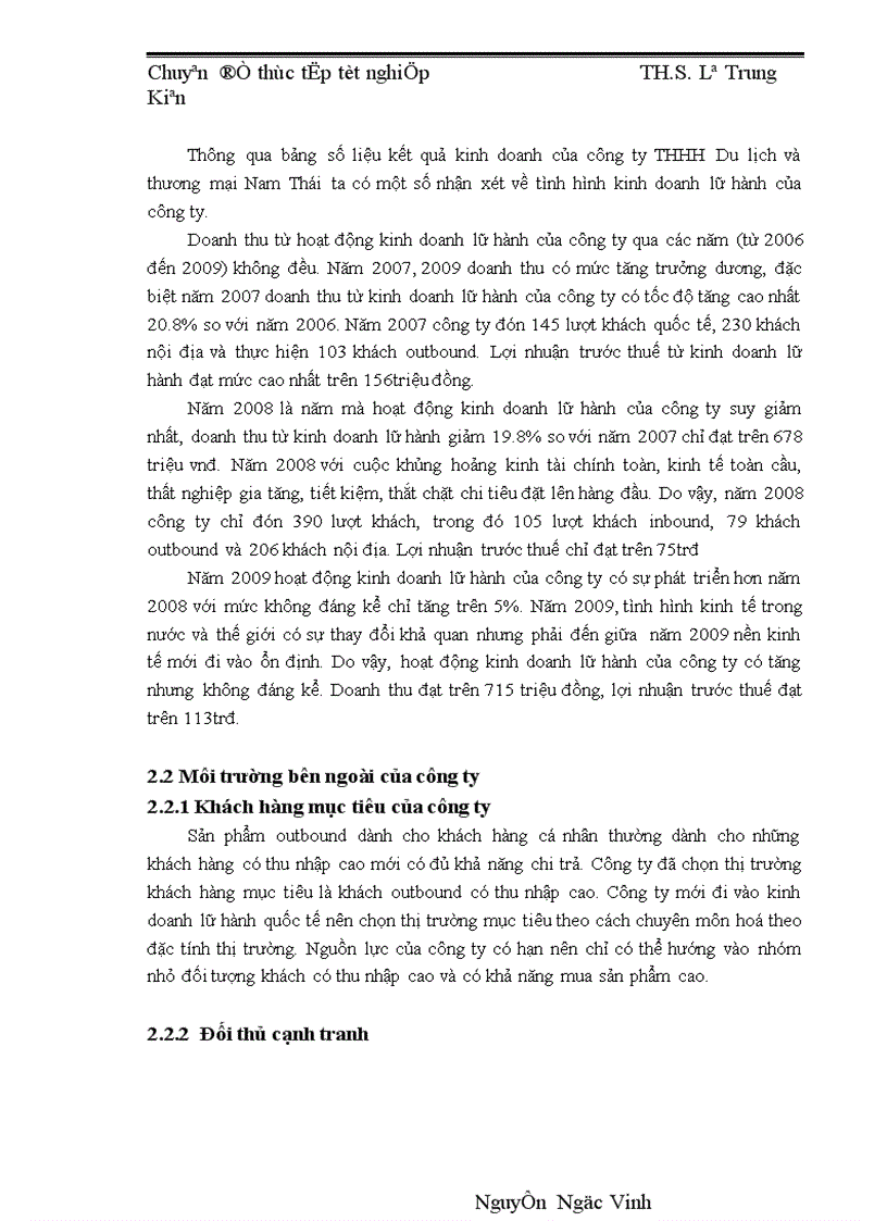 image for page Xây dựng chiến lược sản phẩm outbound dành cho khách hàng cá nhân tại công ty du lịch Nam Thái