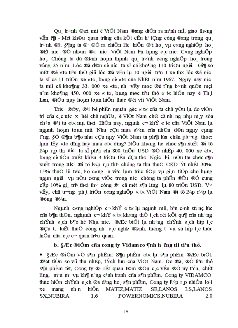 image for page Một số giải pháp nhằm thúc đẩy hoạt động tiêu thụ sản phẩm ô tô lắp ráp ở Công ty Vidamco
