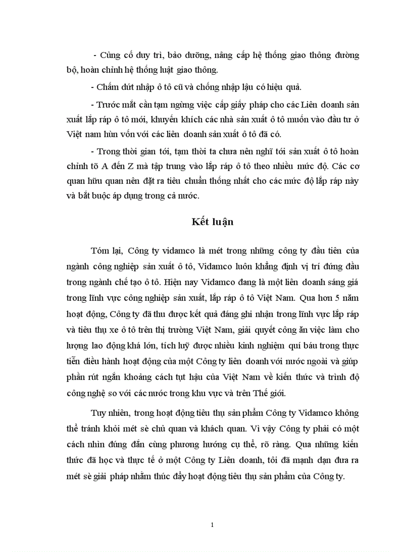 image for page Một số giải pháp nhằm thúc đẩy hoạt động tiêu thụ sản phẩm ô tô lắp ráp ở Công ty Vidamco