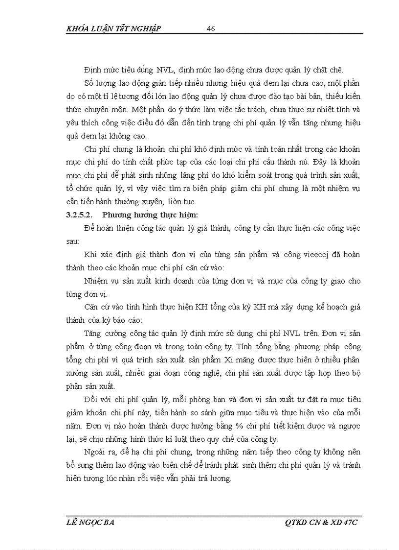 image for page Một số giải pháp đề xuất nhằm tiết kiệm chi phí sản xuất kinh doanh tại doanh nghiệp