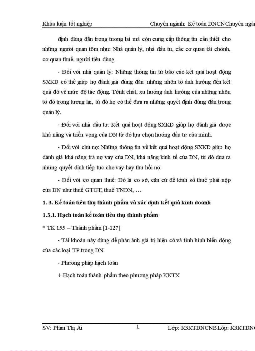 image for page Kế toán tiêu thụ thành phẩm và xác định kết quả kinh doanh tại Nhà máy Cơ Khí 19 5 Thái Nguyên