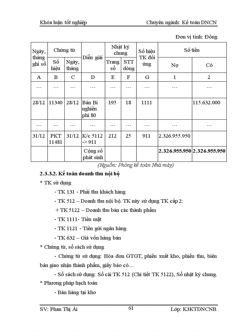 image for page Kế toán tiêu thụ thành phẩm và xác định kết quả kinh doanh tại Nhà máy Cơ Khí 19 5 Thái Nguyên