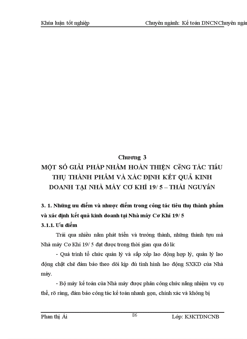 image for page Kế toán tiêu thụ thành phẩm và xác định kết quả kinh doanh tại Nhà máy Cơ Khí 19 5 Thái Nguyên