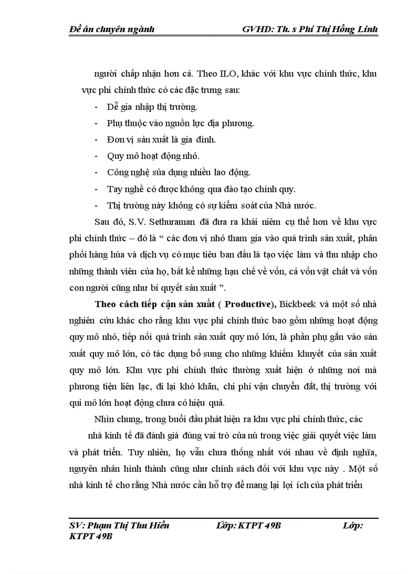 image for page Giải pháp nâng cao vai trò của khu vực phi chính thức trong giải quyết việc làm cho lao động nữ ở Hà Nội giai đoan 2011 2015