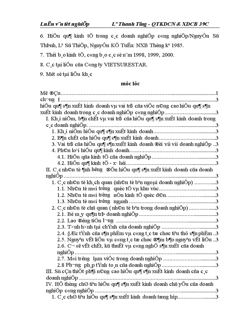 image for page Một số biện pháp nâng cao hiều quả sản xuất kinh doanh ở Công ty Vietsuresatr 1