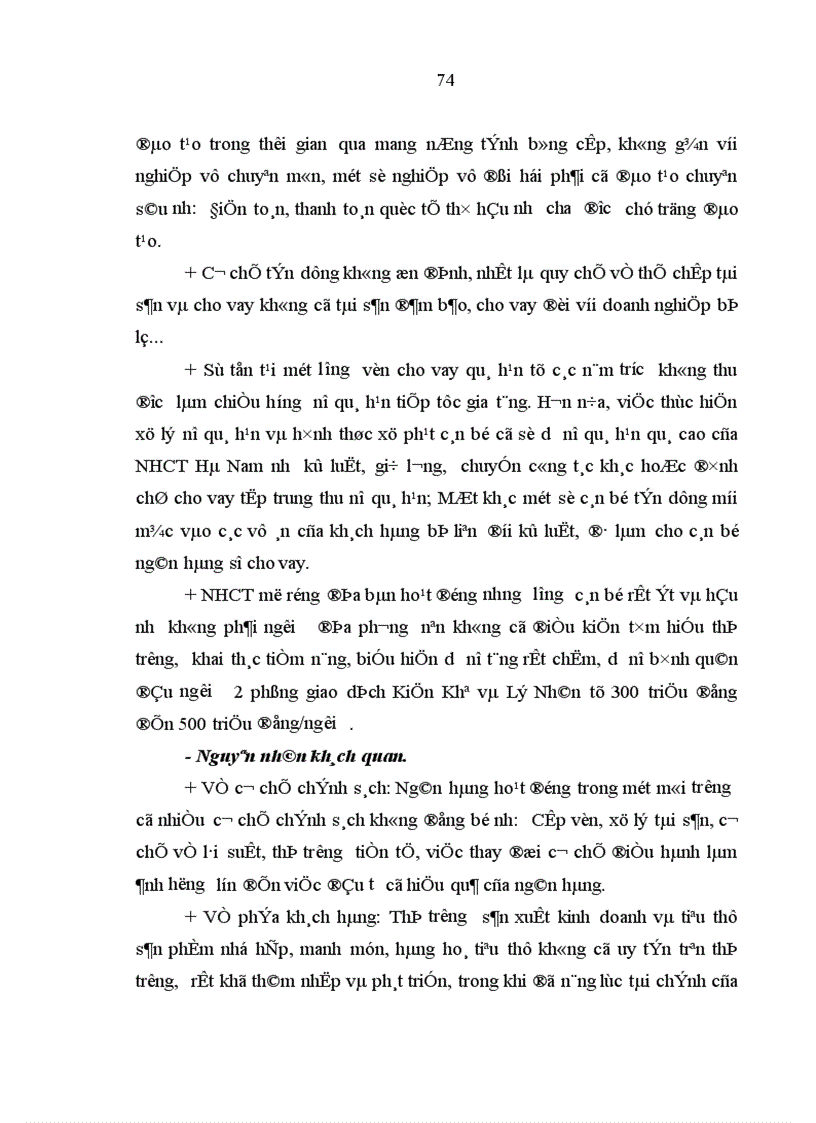 image for page Giải pháp nâng cao hiệu quả kinh doanh của NHCT Hà Nam 1