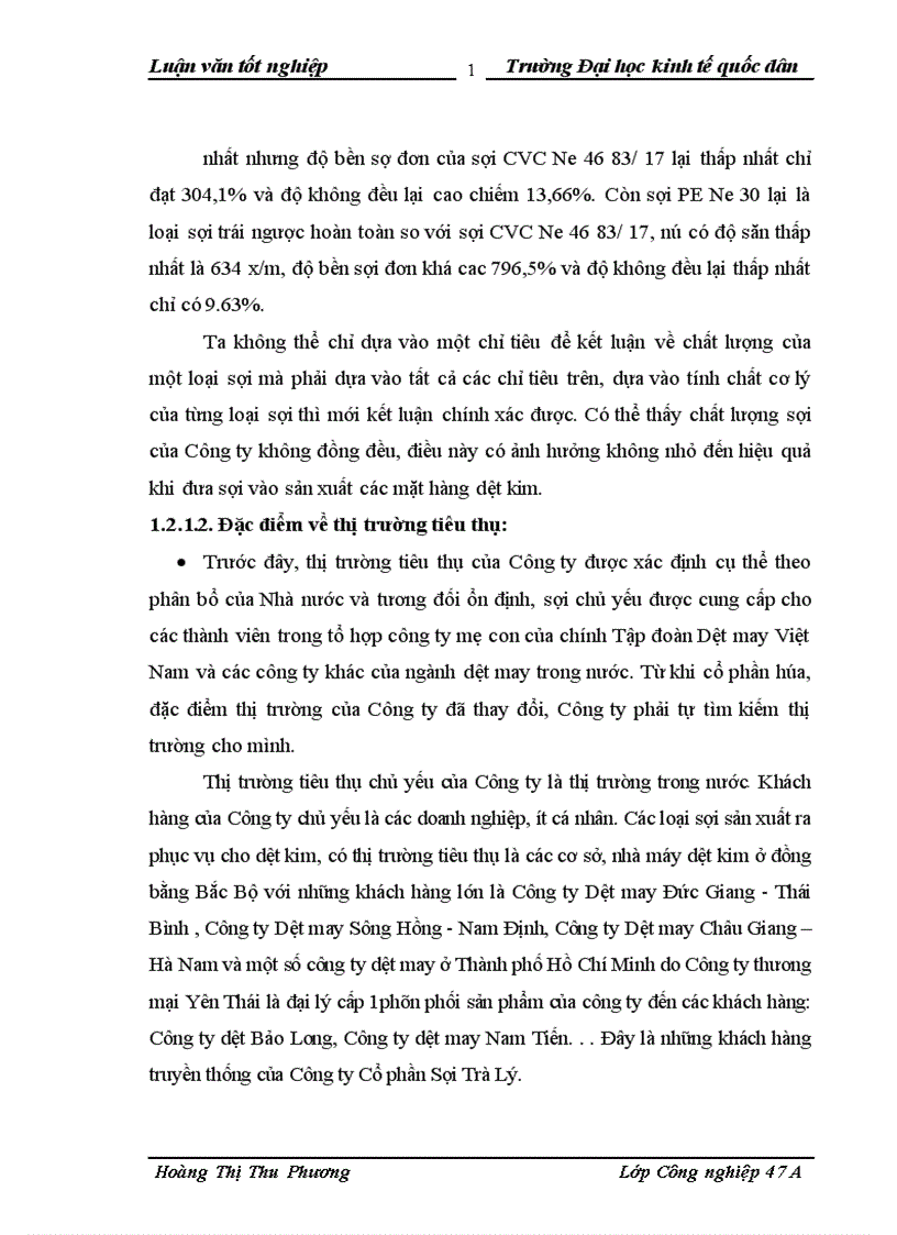 image for page Thực trạng và các giải pháp mở rộng thị trường tiêu thụ sợi dệt kim tại Công ty cổ phần Sợi Trà Lý Thái Bình