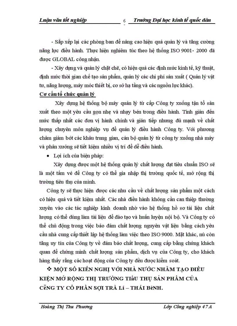 image for page Thực trạng và các giải pháp mở rộng thị trường tiêu thụ sợi dệt kim tại Công ty cổ phần Sợi Trà Lý Thái Bình
