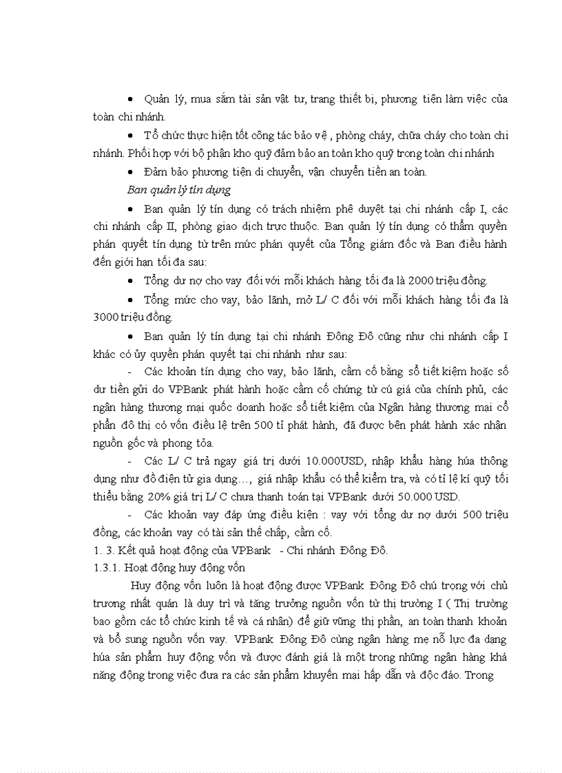 image for page Nâng cao hiệu quả tín dụng tại VPBank Chi nhánh Đông Đô 1