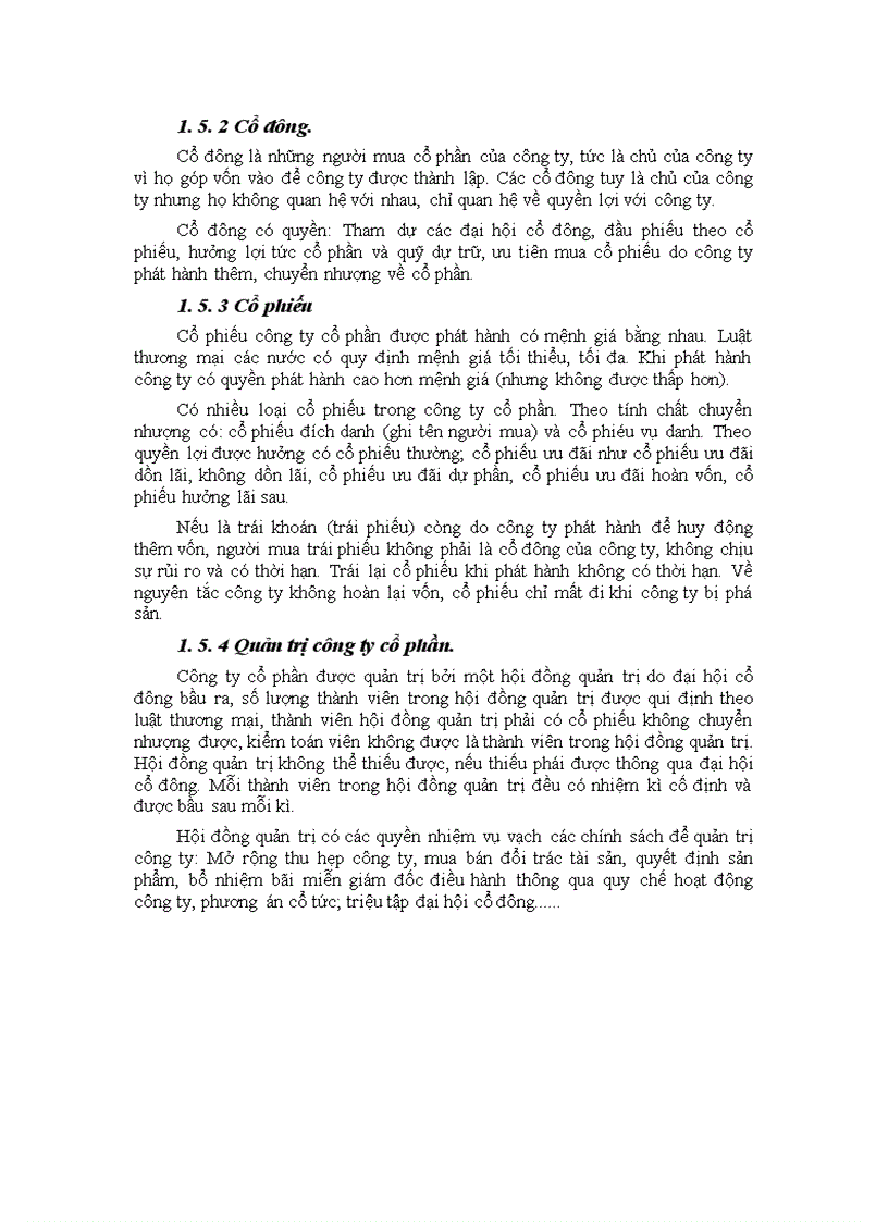 image for page Một số giải pháp nhằm đẩy nhanh quá trình hình thành phát triển và nâng cao vai trò của công ty