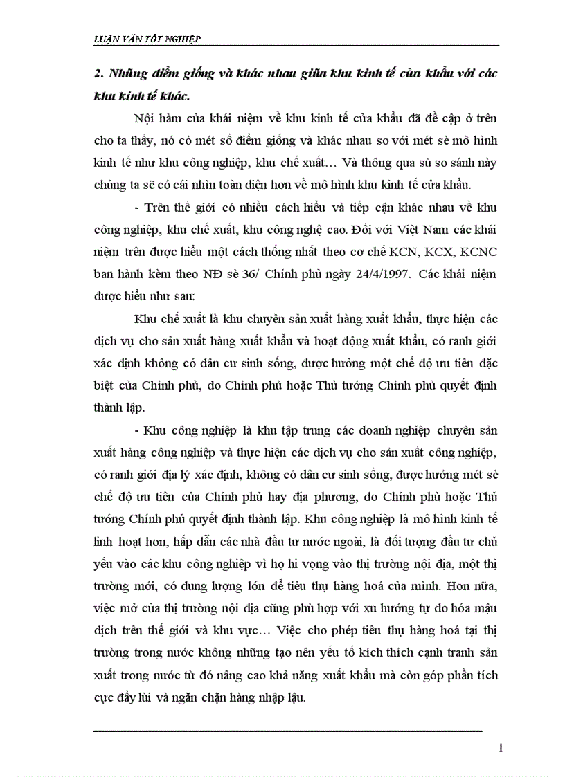 image for page Thực trạng về các khu kinh tế cửa khẩu vùng Đông Bắc