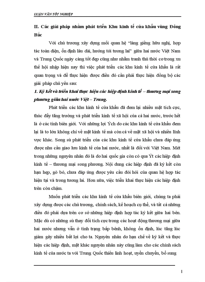image for page Thực trạng về các khu kinh tế cửa khẩu vùng Đông Bắc