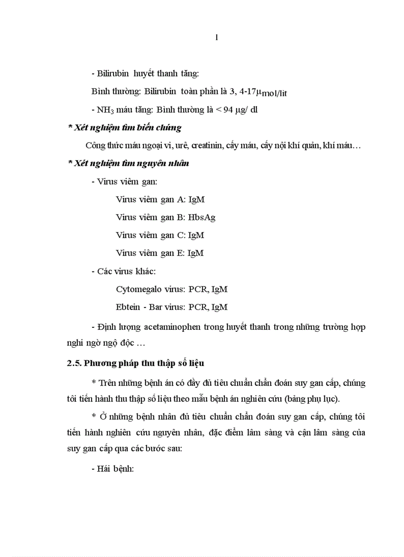image for page Nghiên cứu đặc điểm lâm sàng cận lâm sàng và một số nguyên nhân suy gan cấp ở trẻ em tại Bệnh viện Nhi Trung Ương