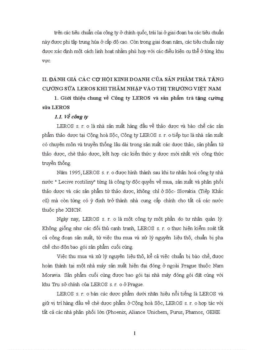 image for page Một số giải pháp Marketing cho sản phẩm trà LEROS thâm nhập vào thị trường Việt Nam 1