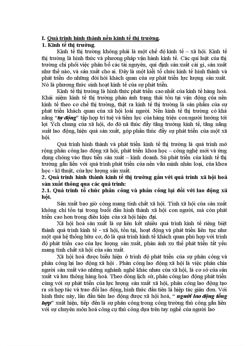 image for page Quá trình hình thành và phát triển nền kinh tế thị trường theo định hướng xã hội chủ nghĩa ở Việt Nam 1