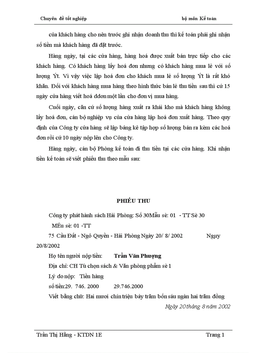 image for page Hoàn thiện công tác kế toán lưu chuyển hàng hoá tại Công ty Phát hành sách Hải Phòng 1