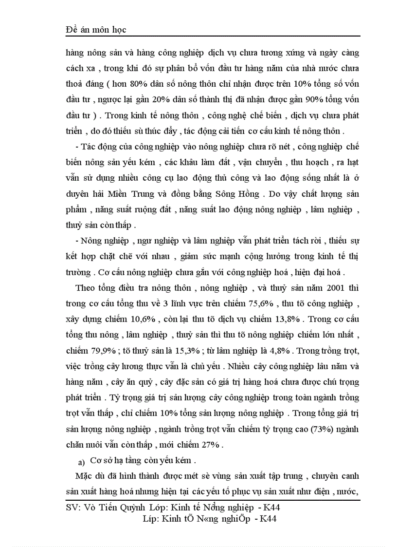 image for page Thực trạng và giải pháp sử dụng vốn đầu tư cho nông nghiệp nông thôn 1