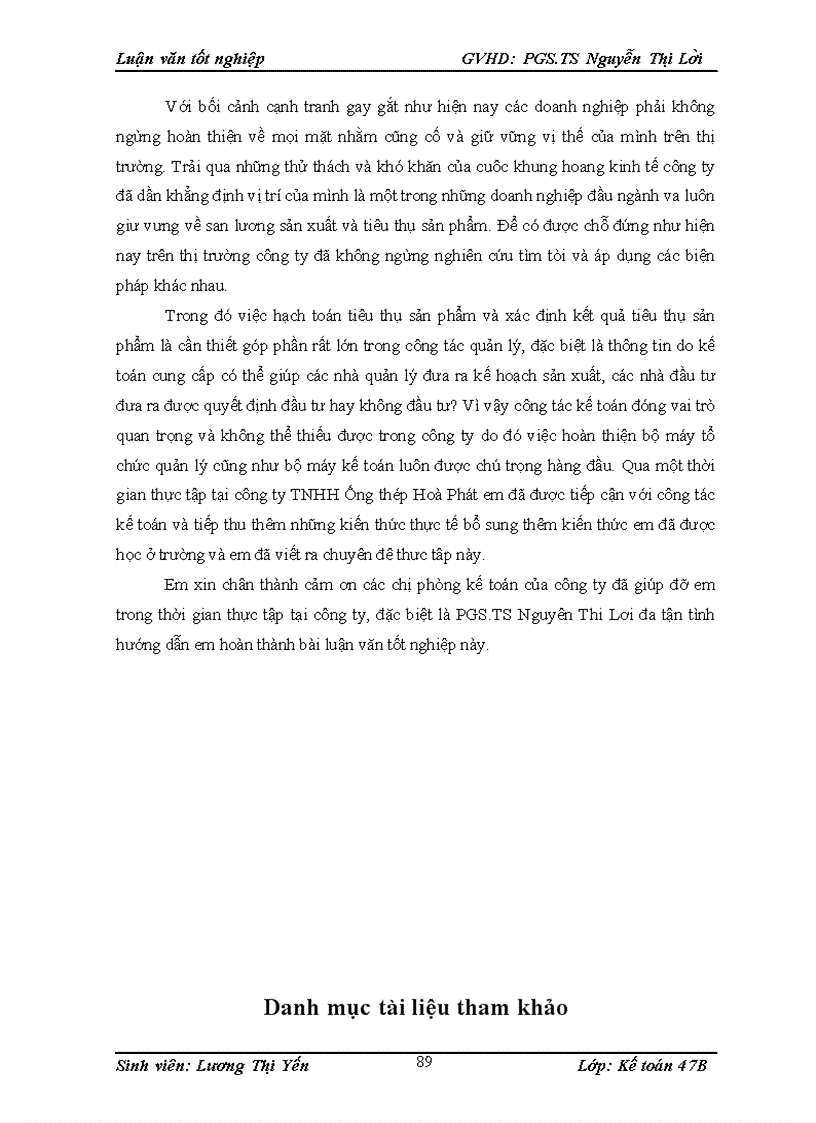 image for page Hoa n thiê n kê toa n tiêu thu tha nh phâ m va xa c đi nh kê t qua tiêu thu tha nh phâ m ta i công ty TNHH Ô ng the p Ho a Pha t