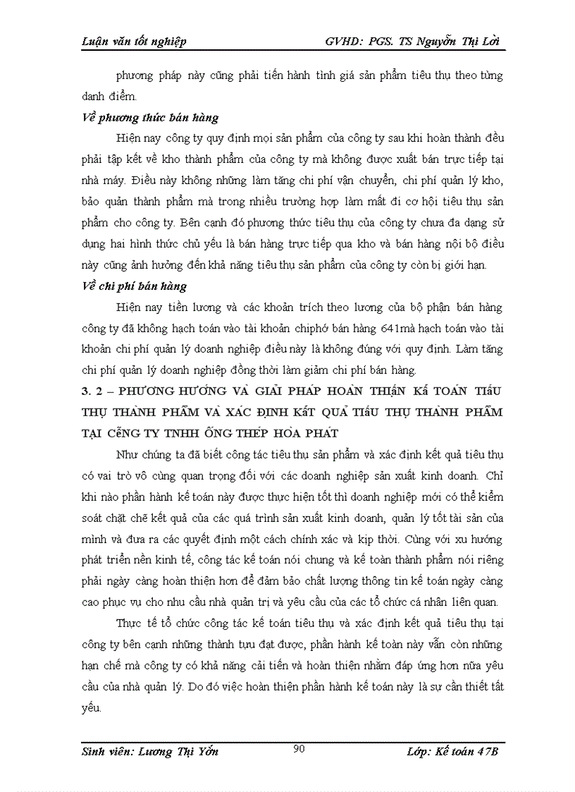 image for page Hoa n thiê n kê toa n tiêu thu tha nh phâ m va xa c đi nh kê t qua tiêu thu tha nh phâ m ta i công ty TNHH Ô ng the p Ho a Pha t