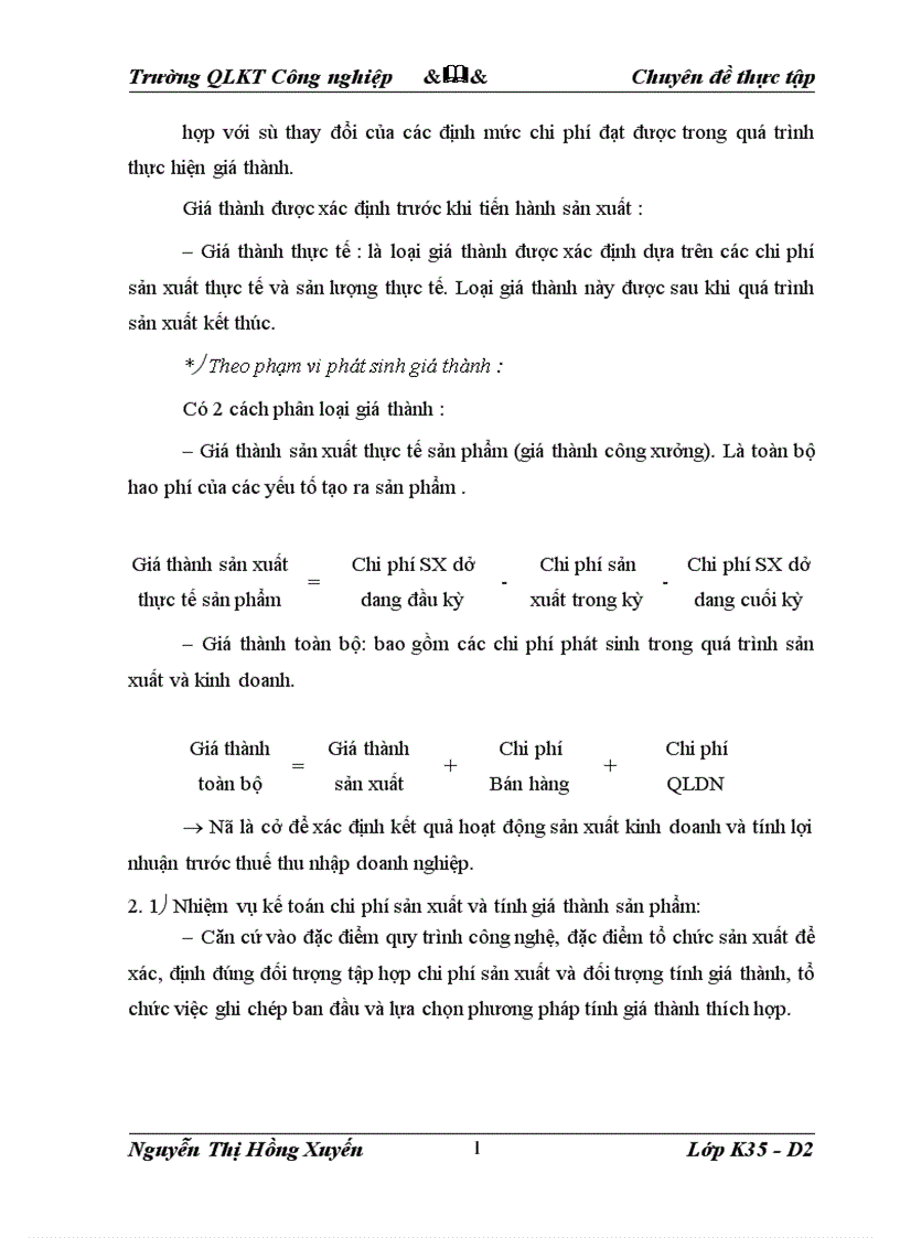 image for page Kế toán tập hợp chi phí sản xuất và tính giá thành sản phẩm 1