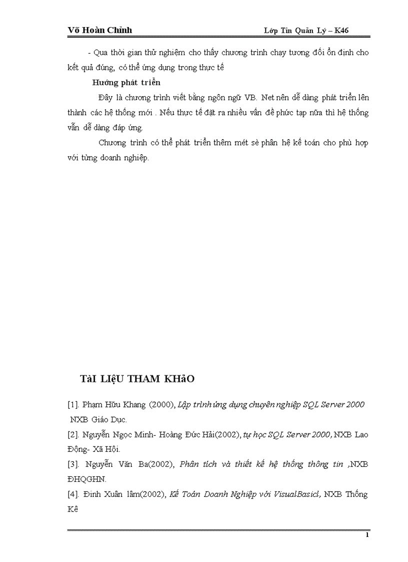 image for page Viết chương trình Phần mền Kế Toán Doanh Nghiệp 1