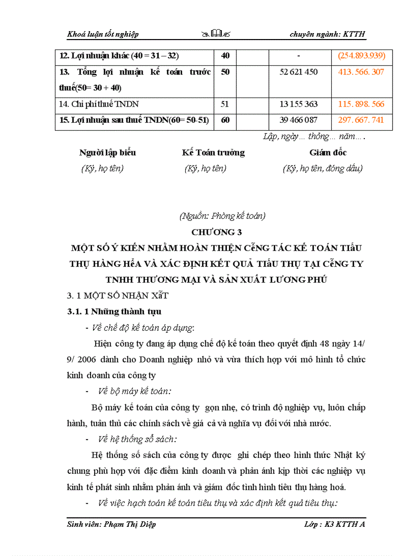 image for page Kế toán tiêu thụ hàng hóa và xác định kết quả tiêu thụ tại công ty TNHH Thương Mại Và Sản Xuất Lương Phú 1