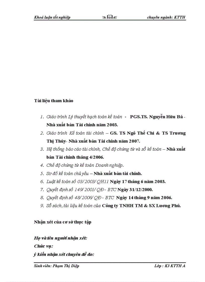 image for page Kế toán tiêu thụ hàng hóa và xác định kết quả tiêu thụ tại công ty TNHH Thương Mại Và Sản Xuất Lương Phú 1
