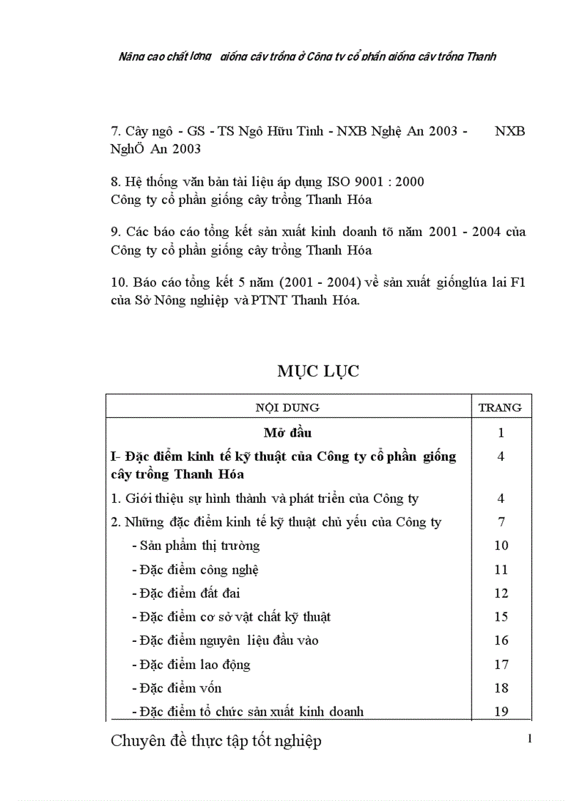 image for page Nâng cao chất lượng giống cây trồng ở Công ty cổ phần giống cây trồng Thanh Hóa 1