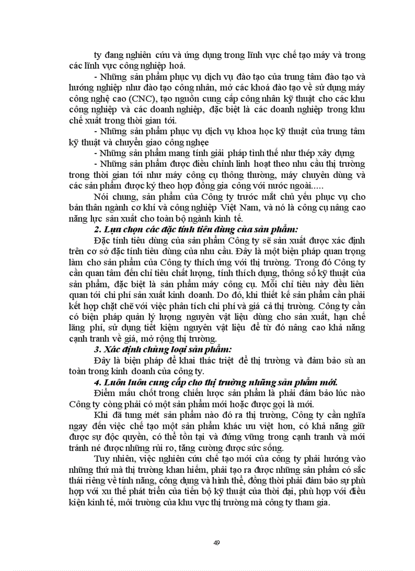 image for page Một số phương hướng góp phần đẩy mạnh thị trường tiêu thụ sản phẩm ở Công ty cơ khí Hà Nội 1