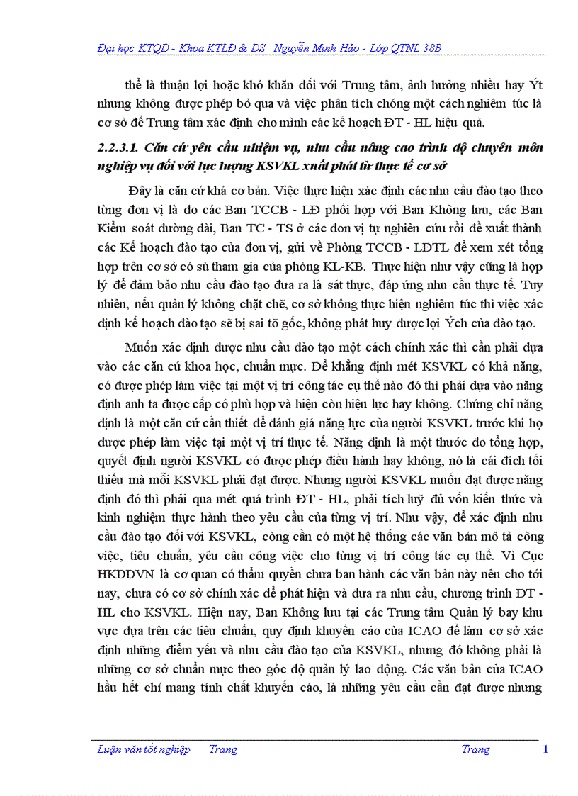 image for page Hoàn thiện công tác đào tạo đội ngũ Kiểm soát viên không lưu ở Trung tâm Quản lý bay dân dụng Việt Nam 1