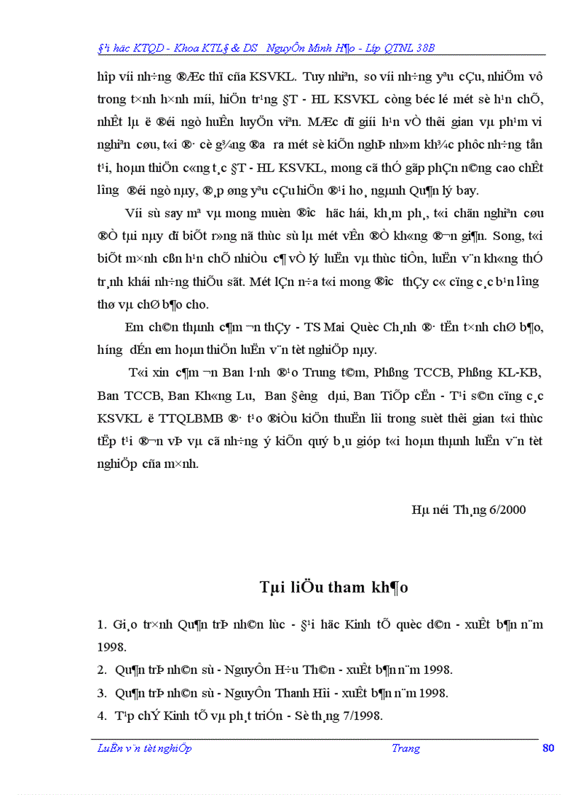 image for page Hoàn thiện công tác đào tạo đội ngũ Kiểm soát viên không lưu ở Trung tâm Quản lý bay dân dụng Việt Nam 1