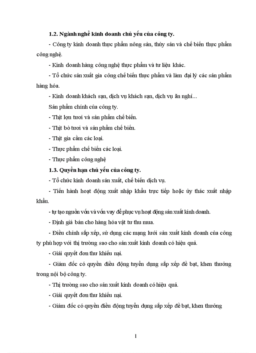 image for page Báo cáo thực tập tổng hợp tại Công ty Thực phẩm Hà Nội