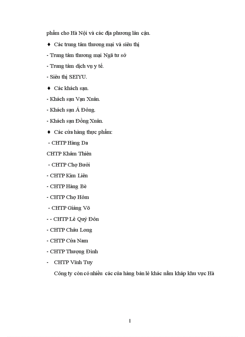 image for page Báo cáo thực tập tổng hợp tại Công ty Thực phẩm Hà Nội