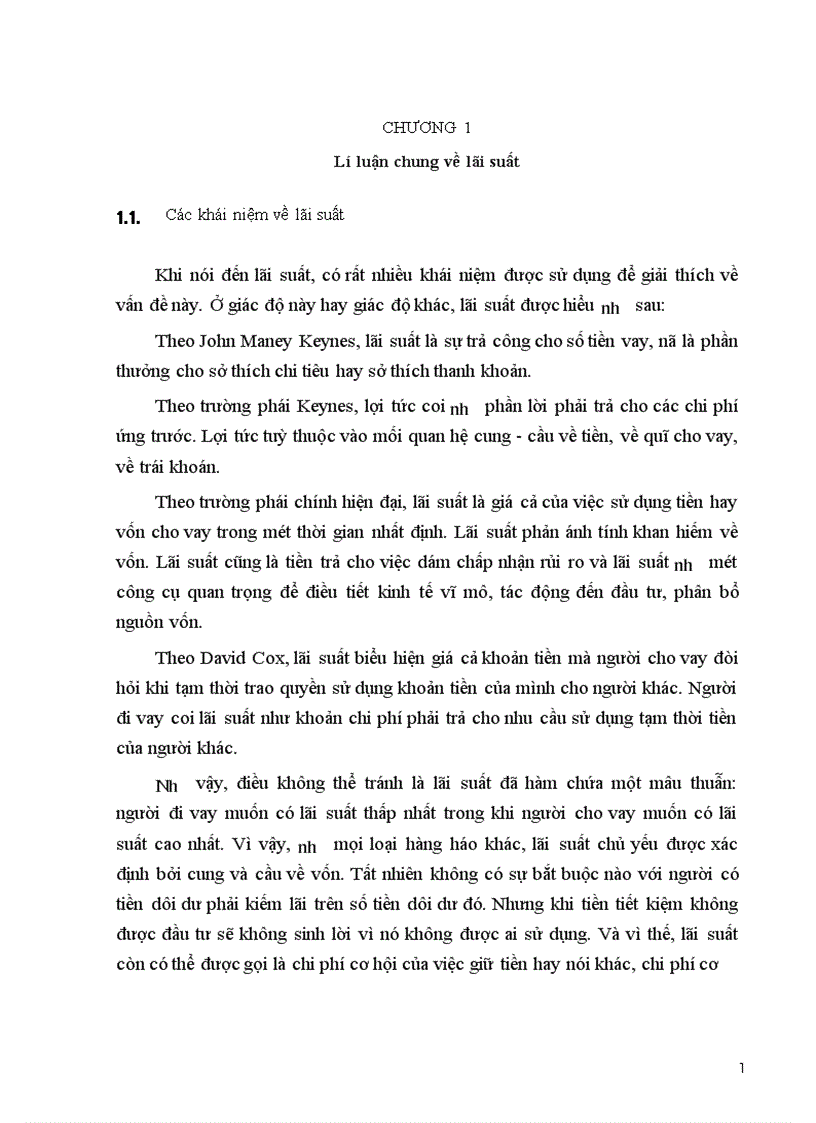 image for page Tự do hoá lãi suất trong điều kiện nền kinh tế Việt Nam 1