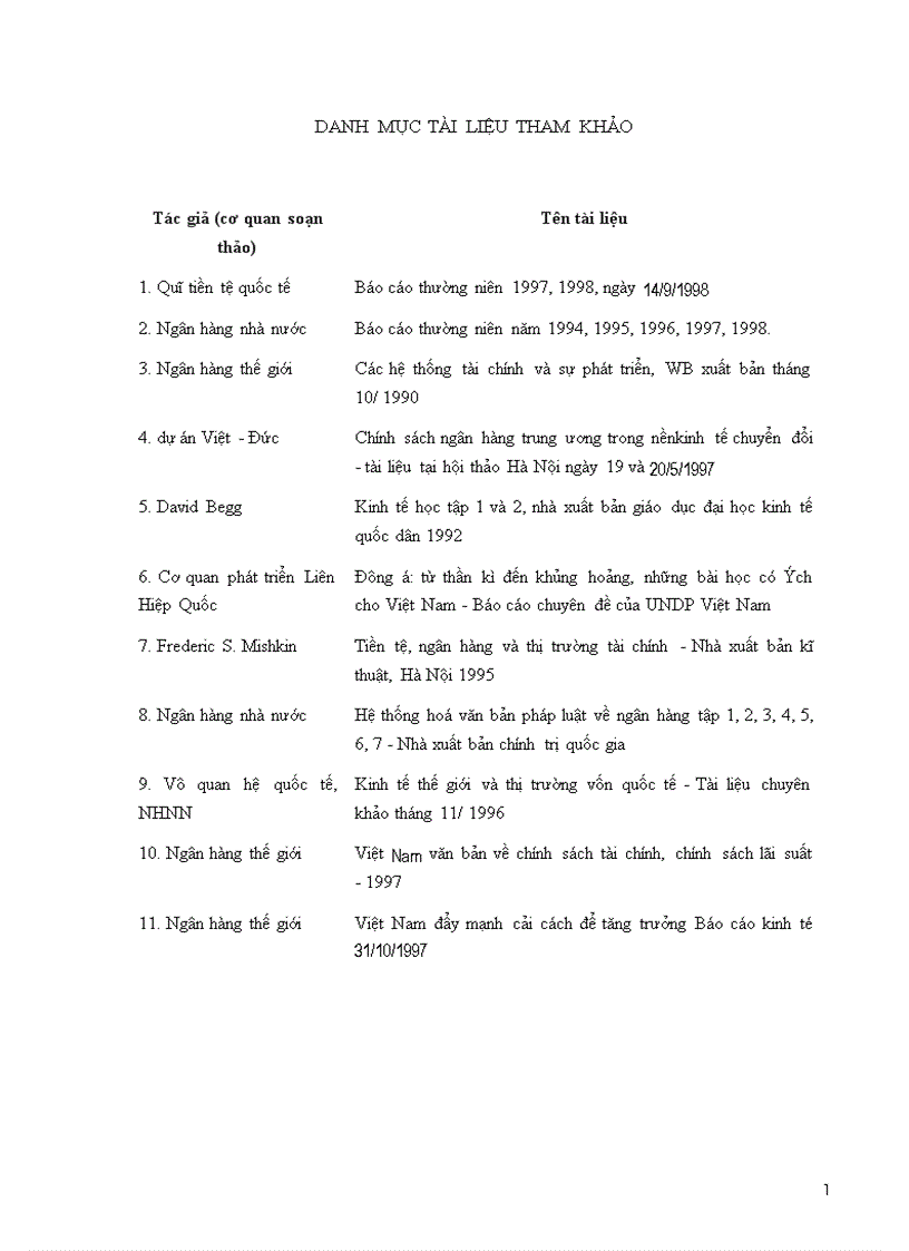 image for page Tự do hoá lãi suất trong điều kiện nền kinh tế Việt Nam 1