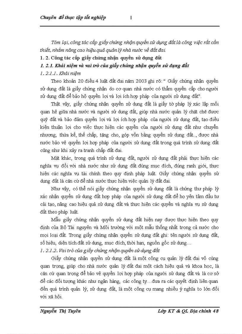 image for page Công tác cấp giấy chứng nhận quyền sử dụng đất trên địa bàn huyện Diễn Châu tỉnh Nghệ An