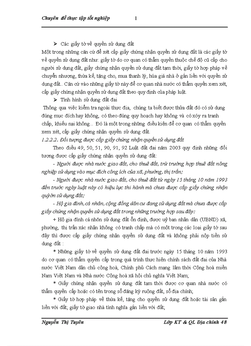 image for page Công tác cấp giấy chứng nhận quyền sử dụng đất trên địa bàn huyện Diễn Châu tỉnh Nghệ An
