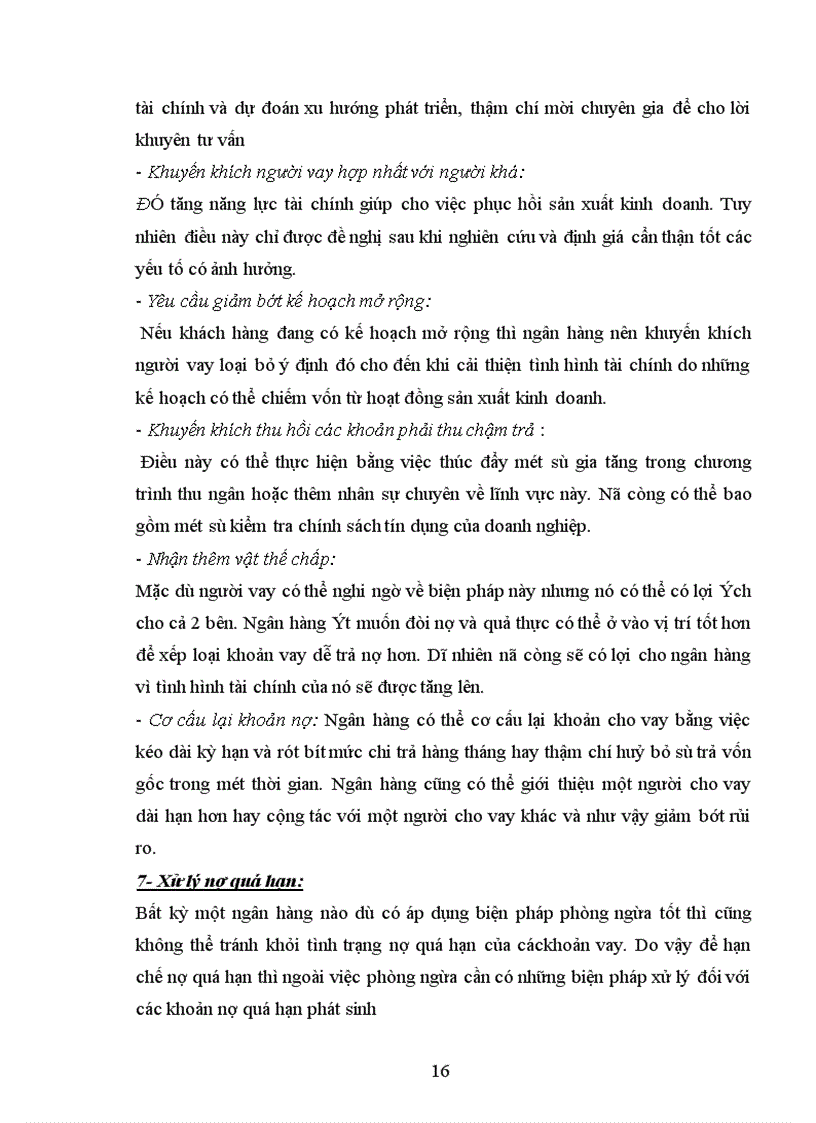 image for page Ngăn ngừa và xử lí nợ quá hạn tại Ngân hàng Nông Nghiệp và Phát Triển Nông Thôn Hà Nội 1