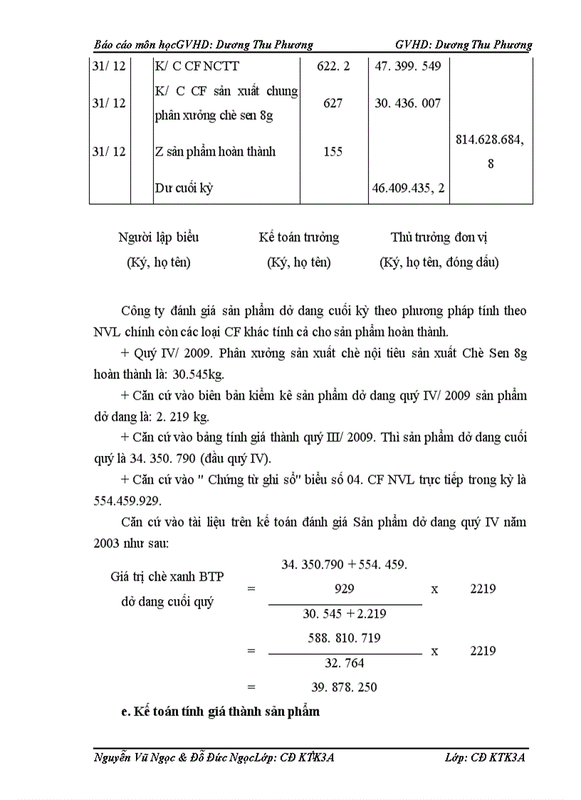 image for page Kế toán tập hợp chi phí sản xuất và tính giá thành sản phẩm tại Công ty Thương mại và Du lịch Hồng Trà 1